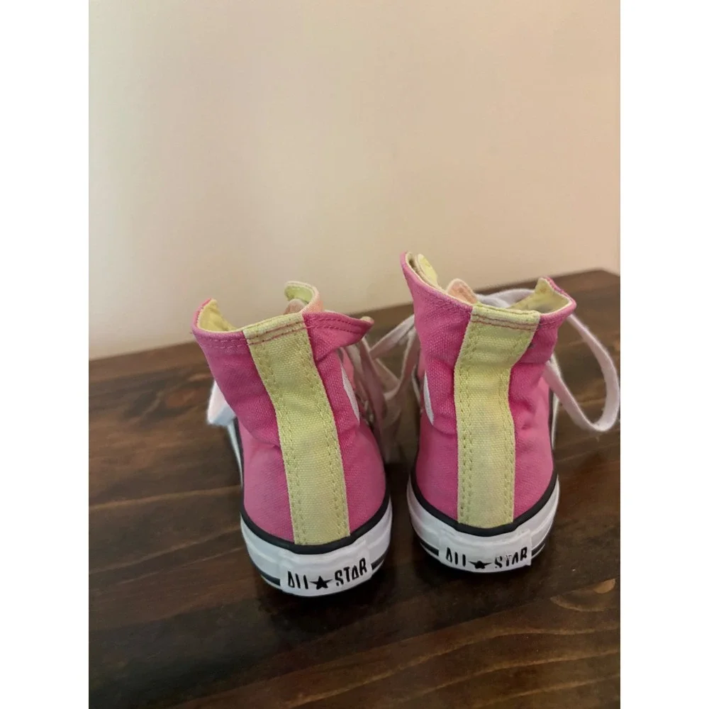 Converse Chuck Taylor All Star Hi‎ Pink Girls Sneakers Youth Size 11 GUC